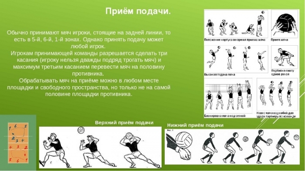 Правила игры в волейбол: кратко по пунктам, для школьников